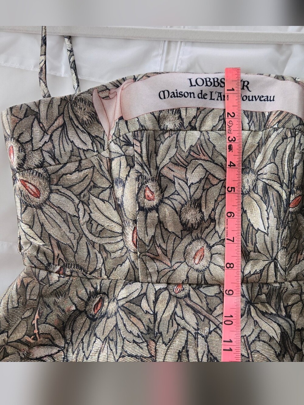 MISS ROSIER Claudia Green Jungle Print A-Line Dress - Picture 8 of 10